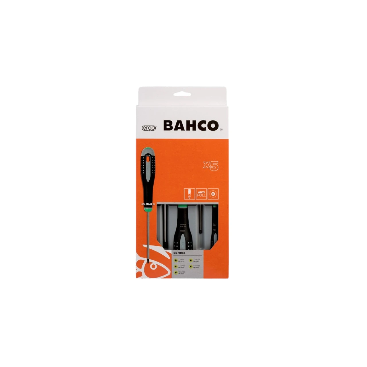 Pack destornilladores 5pcs TORX Bahco Ergo