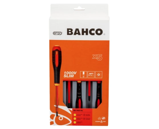 Pack destornilladores aislados 5pcs PL/PH Bahco Ergo