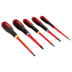 Pack destornilladores aislados 5pcs PL/PZ Bahco Ergo Pack destornilladores aislados 5pcs PL/PZ Bahco Ergo