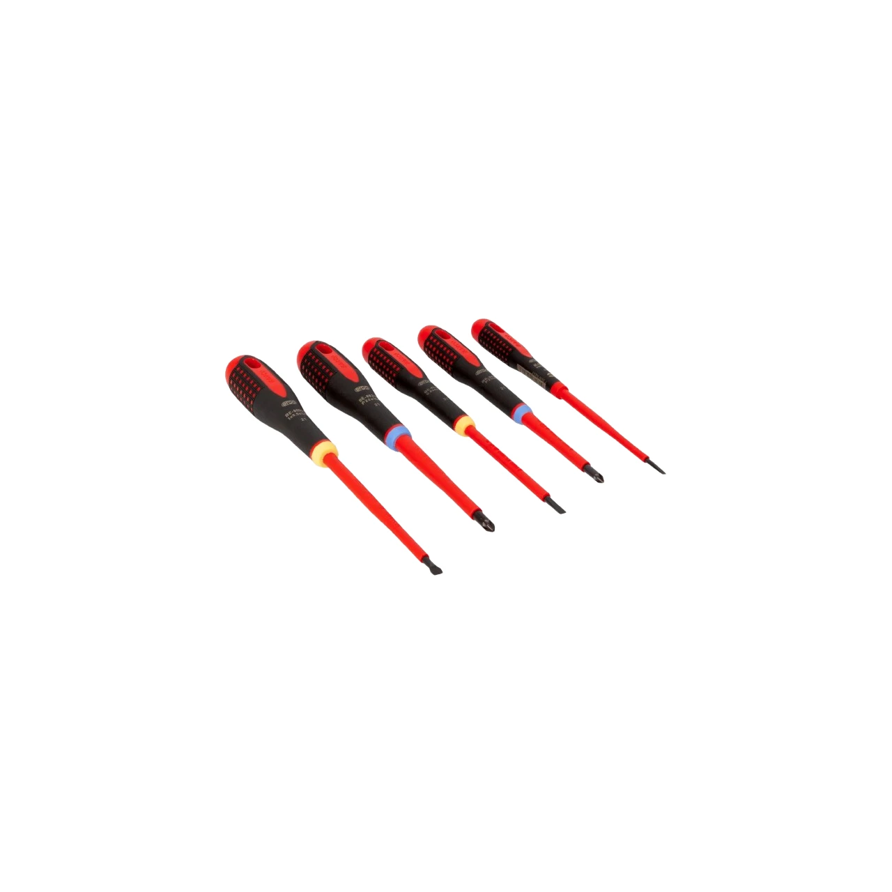 Pack destornilladores aislados 5pcs PL/PZ Bahco Ergo Pack destornilladores aislados 5pcs PL/PZ Bahco Ergo