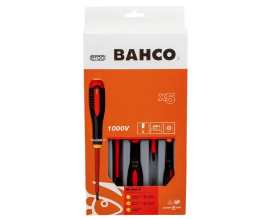 Pack destornilladores aislados 5pcs PL/PH Bahco Ergo