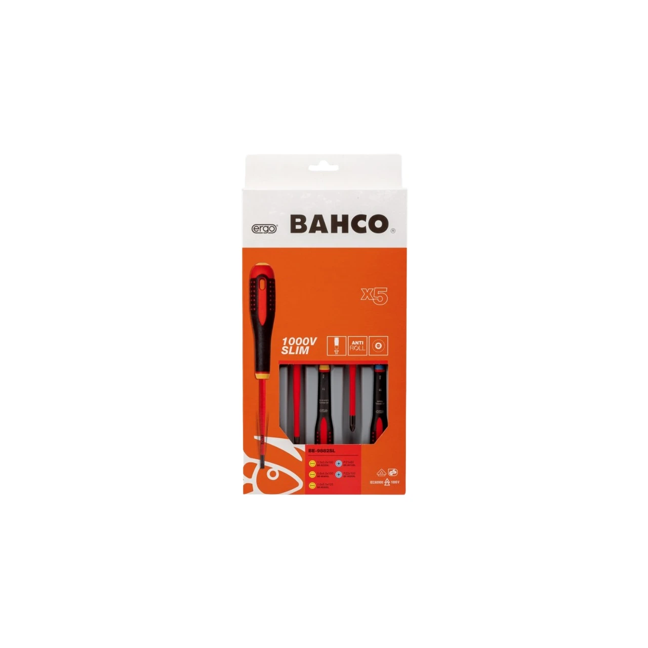 Pack destornilladores aislados integrados 5pcs PL/PZ Ergo