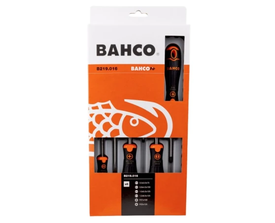 Pack destornilladores 6 pcs PL/PZ Bahco Fit