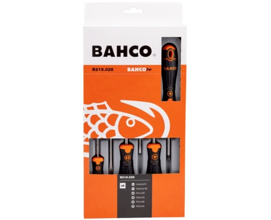 Pack destornilladores 6pcs PL/PZ/PH Bahco Fit