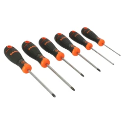 Pack destornilladores 6pcs PL/PZ/PH Bahco Fit