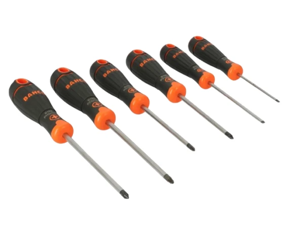 Pack destornilladores 6pcs PL/PZ/PH Bahco Fit