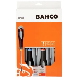Pack destornilladores 6pcs PL/PH/PZ/TORX Bahco Ergo