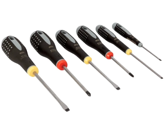 Pack destornilladores 6pcs PL/PH Bahco Ergo Pack destornilladores 6pcs PL/PH Bahco Ergo