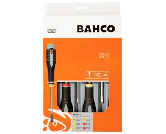 Pack destornilladores 6pcs PL/PH Bahco Ergo Pack destornilladores 6pcs PL/PH Bahco Ergo