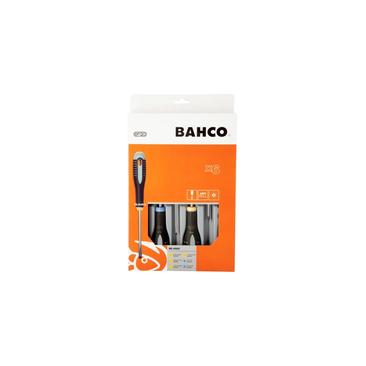 Pack destornilladores 6pcs PL/PZ Bahco Ergo