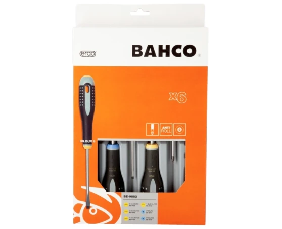 Pack destornilladores 6pcs PL/PZ Bahco Ergo