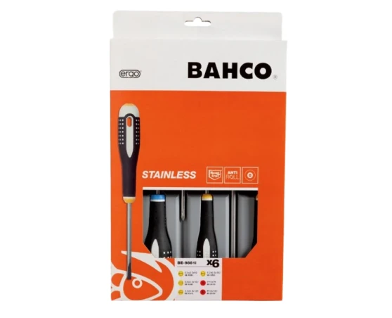 Pack destornilladores inoxidable 6pcs PL/PH Bahco