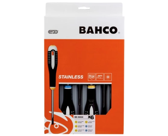 Pack destornilladores inoxidable 6pcs PL/PZ Bahco Ergo
