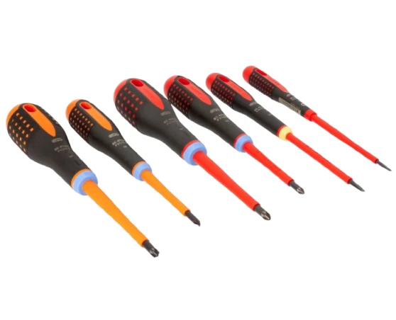 Pack destornilladores aislados 6pcs PL/PZ Bahco Ergo Pack destornilladores aislados 6pcs PL/PZ Bahco Ergo
