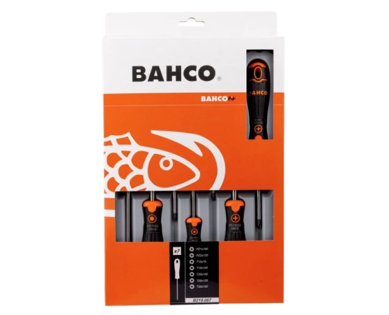 Pack destornilladores 7pcs PZ/TORX Bahco Fit