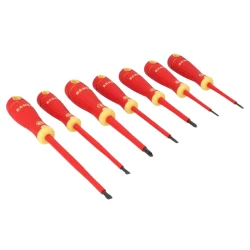 Pack destornilladores aislados 7pcs PL/PZ Bahco Fit
