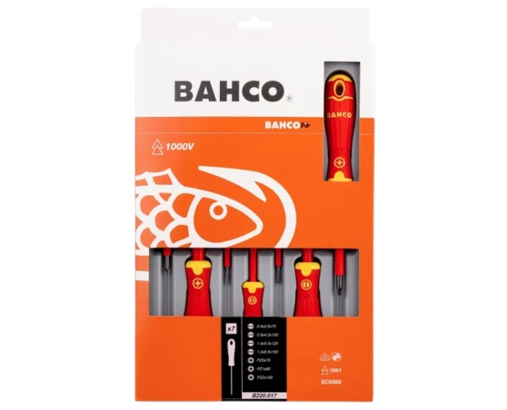 Pack destornilladores aislados 7pcs PL/PZ Bahco Fit Pack destornilladores aislados 7pcs PL/PZ Bahco Fit