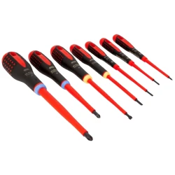 Pack destornilladores aislados 7pcs PL/PZ Bahco Ergo Pack destornilladores aislados 7pcs PL/PZ Bahco Ergo