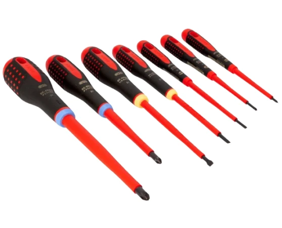 Pack destornilladores aislados 7pcs PL/PZ Bahco Ergo Pack destornilladores aislados 7pcs PL/PZ Bahco Ergo