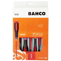 Pack destornilladores aislados 7pcs PL/PZ Bahco Ergo Pack destornilladores aislados 7pcs PL/PZ Bahco Ergo