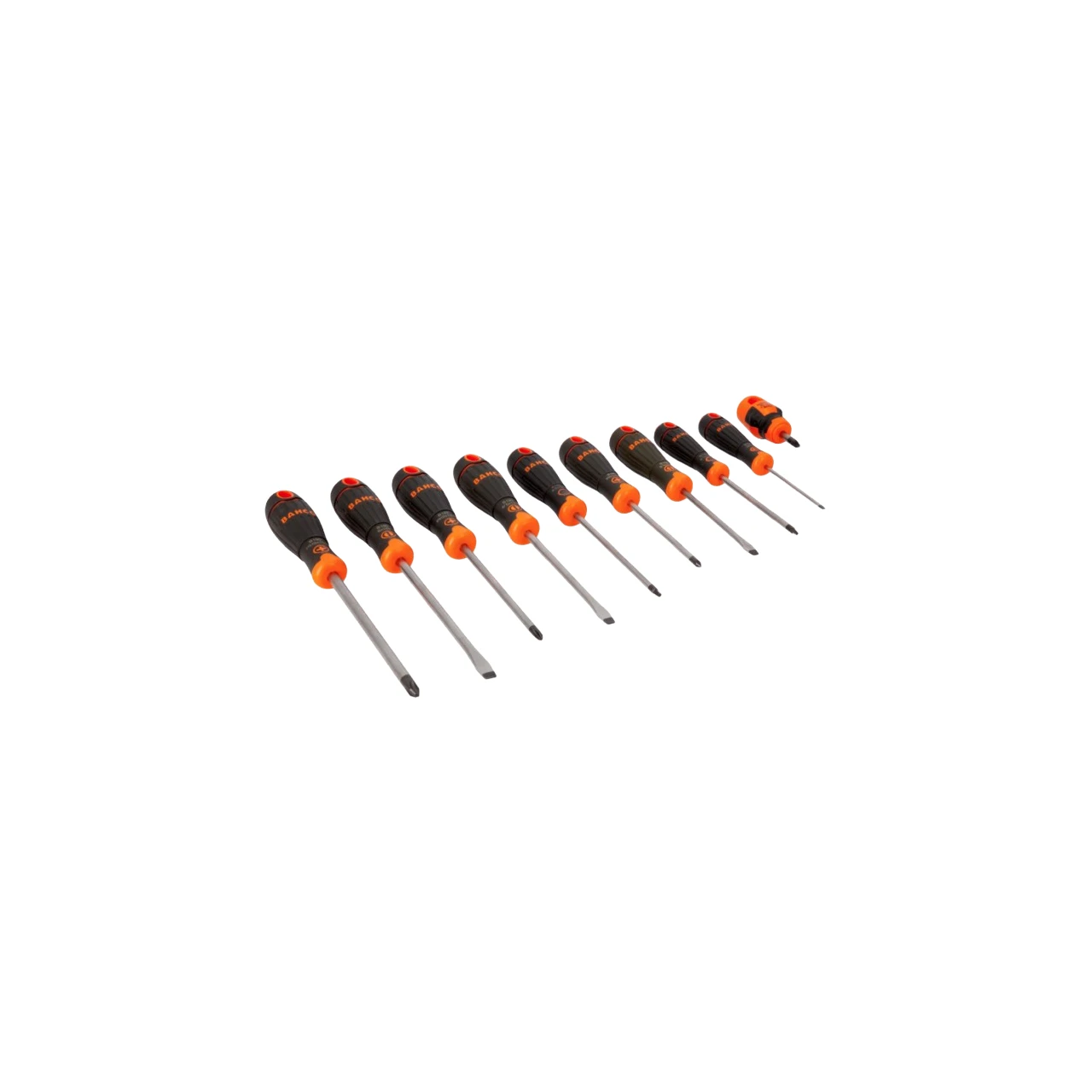 Pack destornilladores 10pcs PL/PH PZ/Robertson Bahco Fit