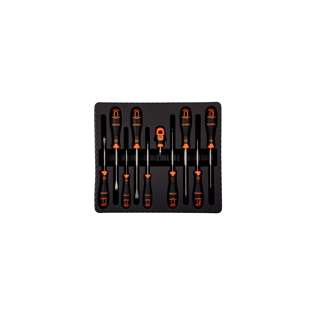 Pack destornilladores 10pcs PL/PH PZ/Robertson Bahco Fit