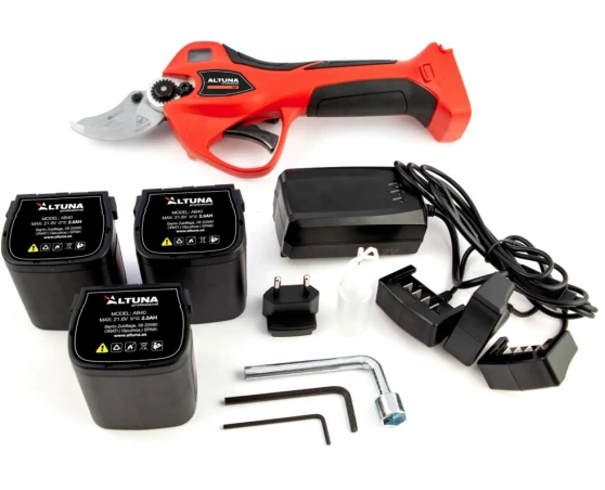 Tijera de poda a batería titanio 800W Altuna AB37