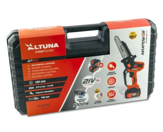 Motosierra poda a batería 1000W Altuna AB180 Motosierra poda a batería 1000W Altuna AB180