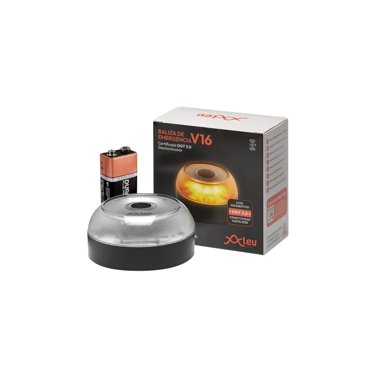 Baliza homologada conectada DGT3.0 ALEU V16