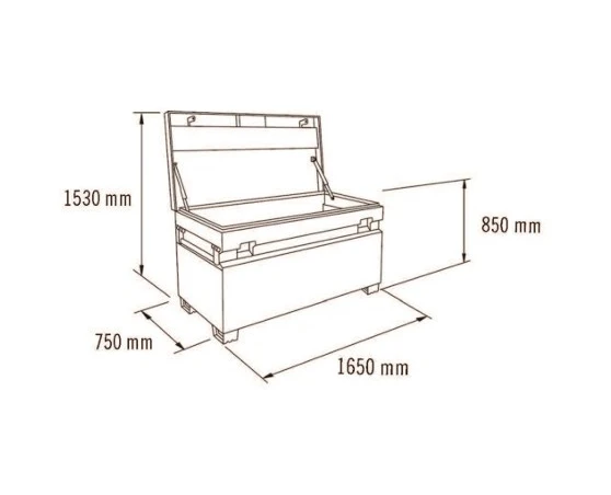 Arcón metálico SteelCore 1000 litros