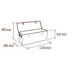 Cajón metálico SteelCore 180 litros