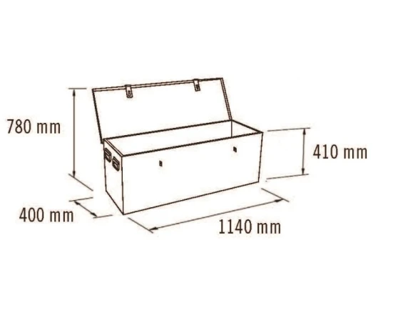 Cajón metálico SteelCore 180 litros