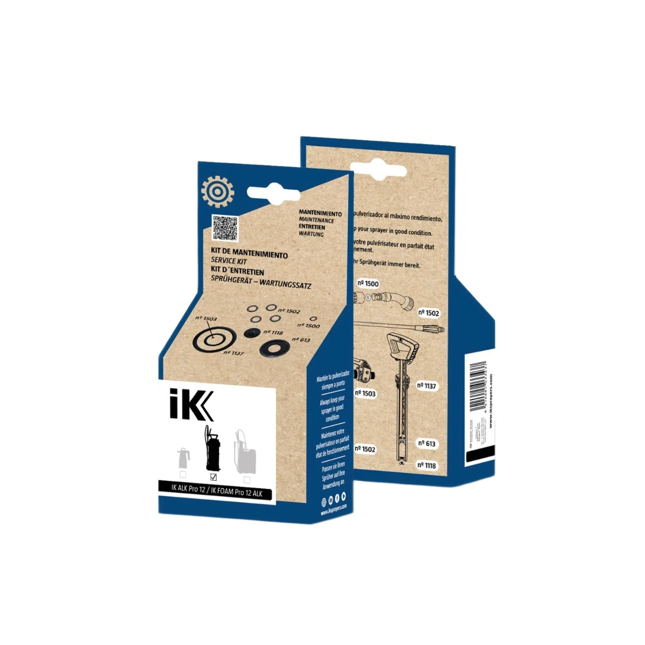 Kit mantenimiento IK ALK Pro 12/Foam Pro 12 ALK