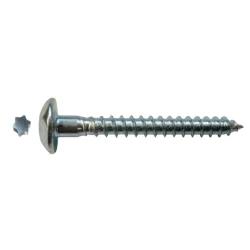 Tornillo TORX inviolable cincado
