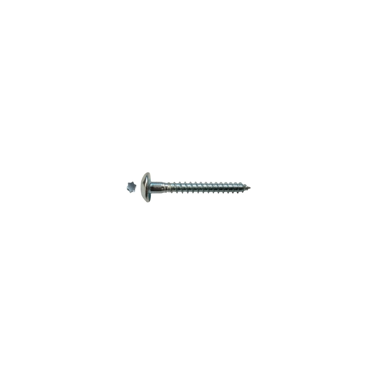 Tornillo TORX inviolable cincado