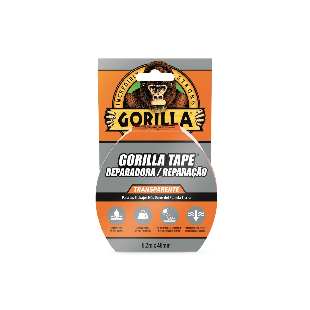 Cinta reparadora Gorilla Crystal Clear