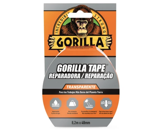 Cinta reparadora Gorilla Crystal Clear