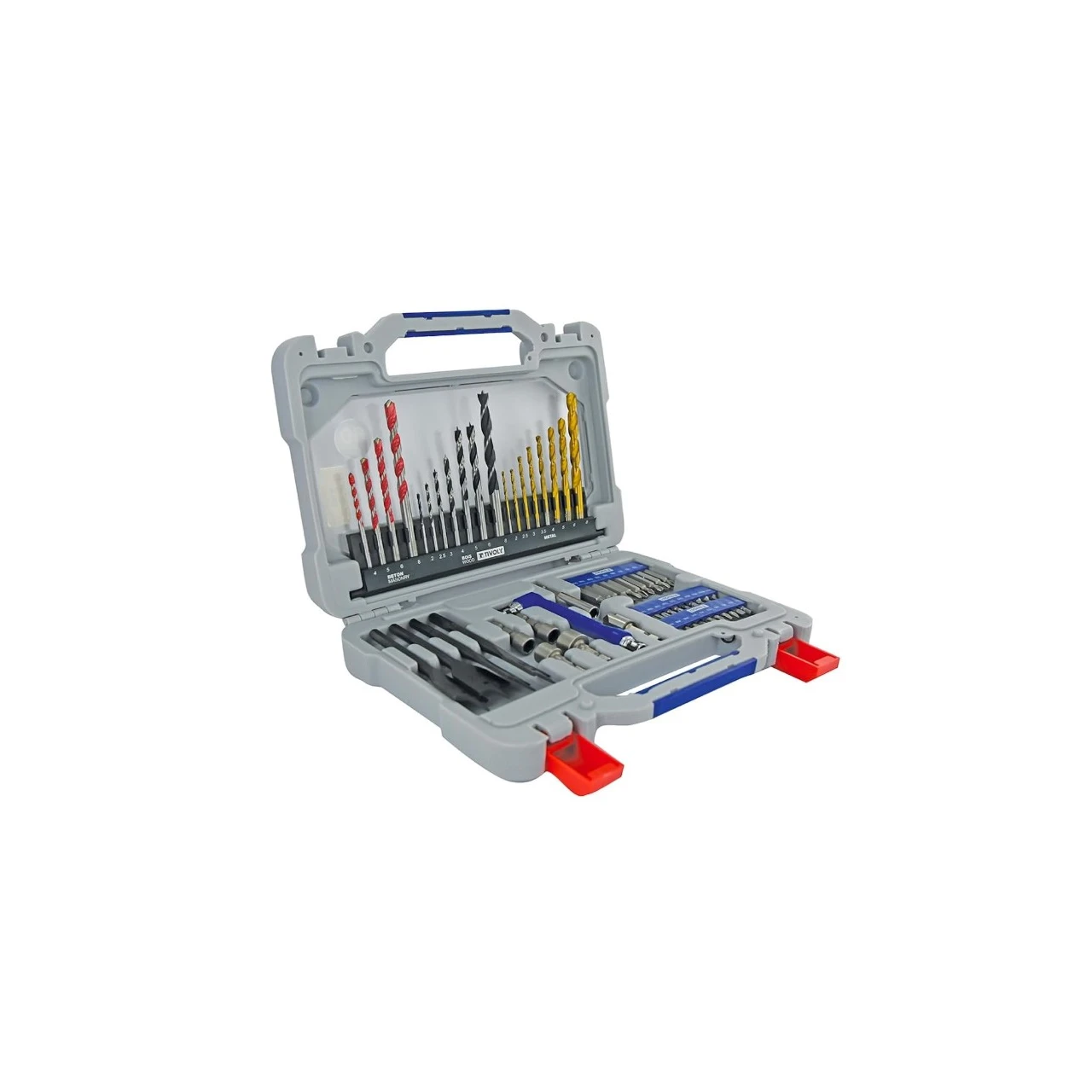 Juego de brocas + puntas 60 pcs Tivoly