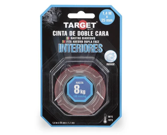 Cinta adhesiva doble cara interiores gris Cinta adhesiva doble cara interiores gris