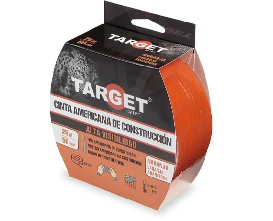 Cinta americana construcción naranja
