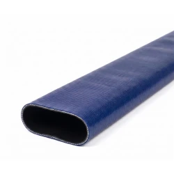 Manguera plana azul reforzada (Rollo)