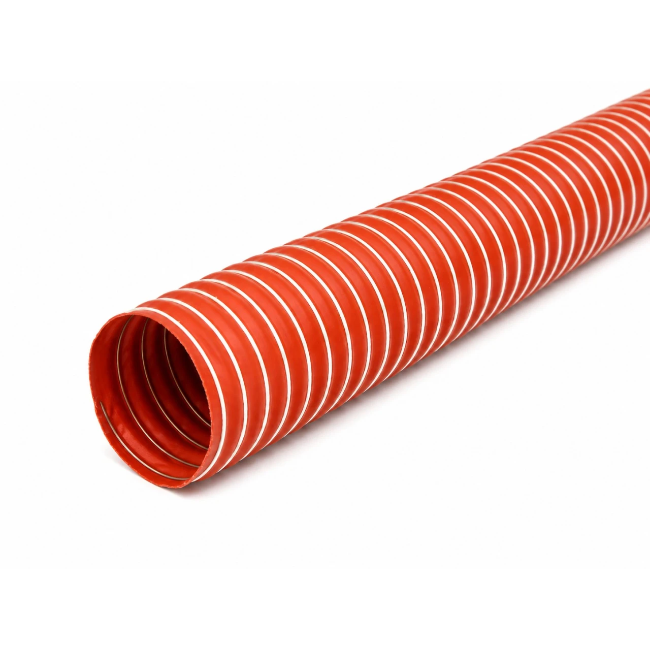 Tubo succión silicona fibra de vidrio doble capa (Rollo) Tubo succión silicona fibra de vidrio doble capa (Rollo)