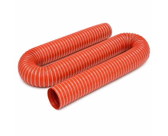 Tubo succión silicona fibra de vidrio doble capa (Rollo) Tubo succión silicona fibra de vidrio doble capa (Rollo)