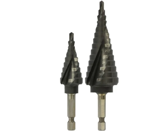 Juego brocas escalonadas HSS Tivoly shock serie Ø4-30 mm
