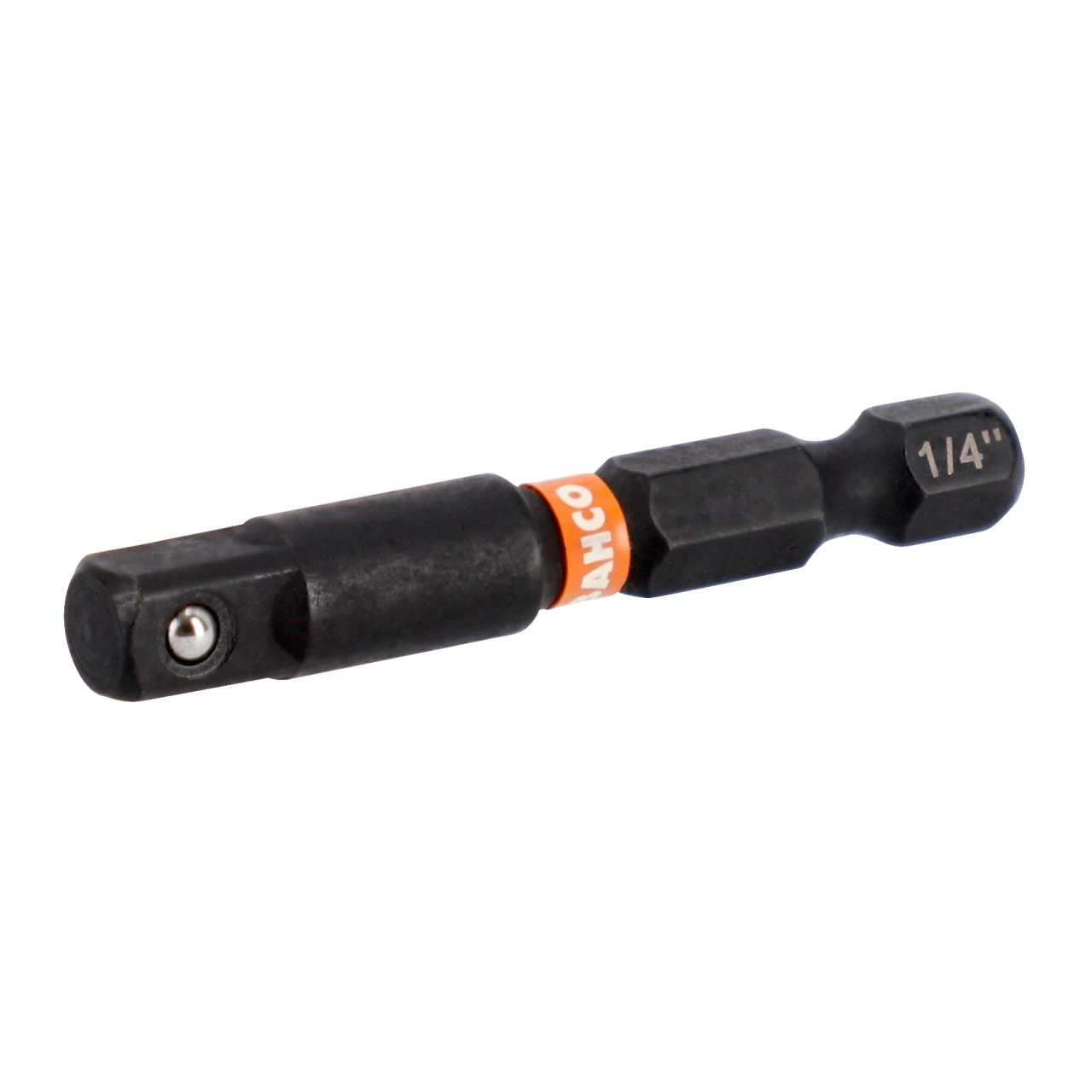 Punta torsión impacto adaptador vaso hexagonal 1/4"