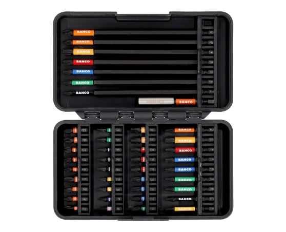 Juego de puntas impacto 1/4" Bahco 44pcs Juego de puntas impacto 1/4" Bahco 44pcs