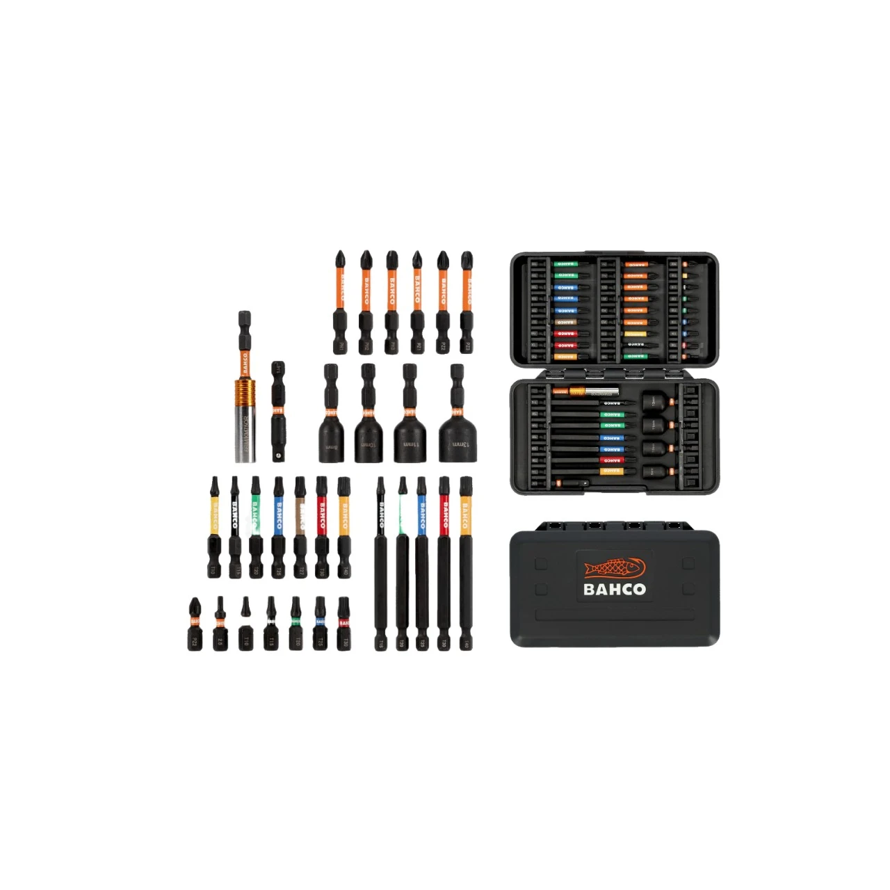 Juego de puntas impacto 1/4" Bahco 40pcs Juego de puntas impacto 1/4" Bahco 40pcs