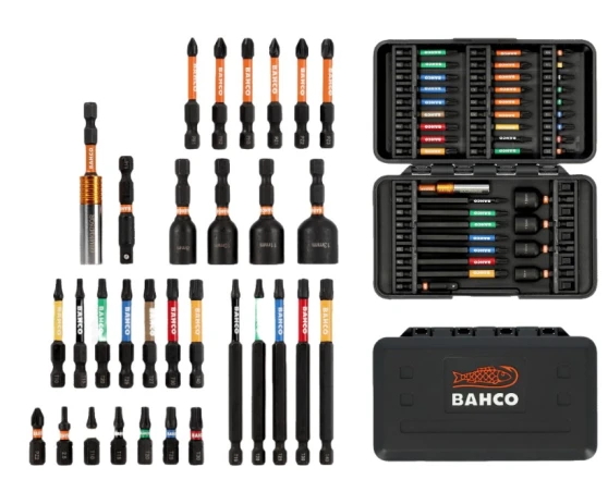 Juego de puntas impacto 1/4" Bahco 40pcs Juego de puntas impacto 1/4" Bahco 40pcs