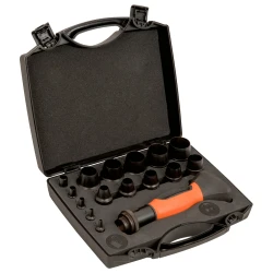 Juego sacabocados Bahco 16 pcs