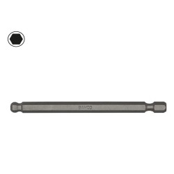 Punta allen 1/4" hexagonal con bola Bahco 89mm